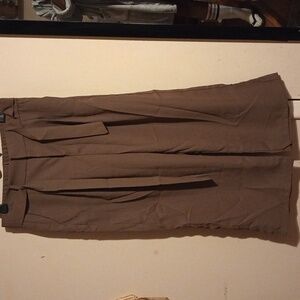 Set of Brand New Pink Laura wide Leg Pants with tie belt. Black/Brown